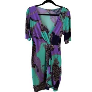 SALE🖤 Beautiful Turquoise & Purple Dress